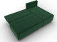 Миниатюра изображения товара Диван угловой Лига Диванов Лига-102 универсальный / 134791 (велюр Seven 626 зеленый)