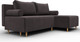 Миниатюра изображения товара Диван угловой Лига Диванов Лига-102 универсальный / 134793 (велюр Seven 727 коричневый)