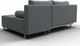 Миниатюра изображения товара Диван угловой Лига Диванов Лига-102 универсальный / 134797 (рогожка амур 07 серый)