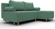 Миниатюра изображения товара Диван угловой Лига Диванов Лига-102 универсальный / 134799 (рогожка амур 11 зеленый)