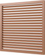 Миниатюра изображения товара Решетка вентиляционная Viento ПВХ 600x600 (вишня)