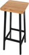 Миниатюра изображения товара Табурет барный Stal-Massiv Urban-76 (натуральный/черный)