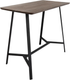 Миниатюра изображения товара Барный стол Stal-Massiv UTab-97 (мореный/черный)