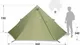 Миниатюра изображения товара Палатка ЛОТОС Пирамида-2 / 19022 (полный комплект)