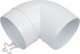 Миниатюра изображения товара Колено воздуховода Viento 90 D100 В10ККП