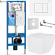 Миниатюра изображения товара Инсталляция с унитазом подвесным Roxen StounFix Dual Fresh 868530