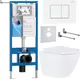 Миниатюра изображения товара Инсталляция с унитазом подвесным Roxen StounFix Dual Fresh 868543