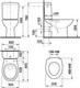 Миниатюра изображения товара Унитаз напольный Jika Zeta 8253960002429 (с полипропиленовым сиденьем)