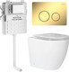 Миниатюра изображения товара Унитаз приставной с инсталляцией Roxen Attach 868666