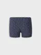 Миниатюра изображения товара Трусы мужские Mark Formelle 411134 (р.98-108, диагональный узор на глубоком синем)