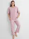 Миниатюра изображения товара Пижама Mark Formelle 592541 (р.164/170-96-102, пыльный розовый/зебра на розовом)