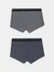 Миниатюра изображения товара Комплект мужских трусов Mark Formelle 411124-2 (р.86-96, темно-серый меланж 4348-F/графит)