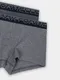 Миниатюра изображения товара Комплект мужских трусов Mark Formelle 411124-2 (р.86-96, темно-серый меланж 4348-F/графит)