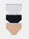Миниатюра изображения товара Комплект женских трусов Mark Formelle 412407-3 (р.90, черный1)