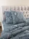 Миниатюра изображения товара Комплект постельного белья Samsara Гео синий 2сп Ф200-3/7070 (хлопок, фланель)