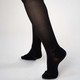 Миниатюра изображения товара Чулки компрессионные Trives с закрытым носком 1кл / ТК.931 (р.5, черный, на широкое бедро)