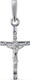 Миниатюра изображения товара Крестик из белого золота Кристалл CI02400226773