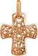 Миниатюра изображения товара Крестик из желтого золота Кристалл СP75000226773