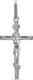 Миниатюра изображения товара Крестик из белого золота Кристалл CJ50600226773