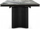 Миниатюра изображения товара Обеденный стол Woodville Мален 240x110 (mineral stone baldoser/черный)