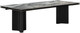 Миниатюра изображения товара Обеденный стол Woodville Мален 240x110 (mineral stone baldoser/черный)