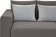 Миниатюра изображения товара Диван угловой Mio Tesoro Модена 431.05 (серый 1479)