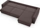 Миниатюра изображения товара Диван угловой Mio Tesoro Модена 431.05 (коричневый 1482)