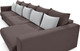 Миниатюра изображения товара Диван угловой Mio Tesoro Модена 431.05 (коричневый 1482)