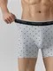 Миниатюра изображения товара Трусы мужские Mark Formelle 411235 (р.94-104, квадраты на светло-сером)