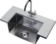 Миниатюра изображения товара Мойка кухонная Mixline Pro 557734 (черный графит, с сифоном)