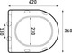 Миниатюра изображения товара Сиденье для унитаза Grossman GR-49K425605SQ