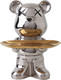 Миниатюра изображения товара Подставка декоративная Merry Bear Home Decor Violent Bear / 30001210 (серебро)