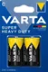 Миниатюра изображения товара Комплект батареек Varta Superlife Heavy Duty C/R14 SP2 2/24/120 / 2014101302