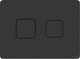 Миниатюра изображения товара Унитаз подвесной с инсталляцией Cersanit Brasko Slim 64824 + Aqua 50 68178 +Accento Circle для Aqua 69078 (кнопка черный матовый)