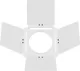 Насадка торцевая для светильника Arlight LGD-ARTIFACT-BARNDOOR-R65 WH / 057161 — фото 5