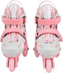 Миниатюра изображения товара Роликовые коньки CosmoRide Honey + набор защиты (р-р 31-34, белый/розовый)