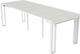 Миниатюра изображения товара Стол-трансформер Aledar F2 90x40/240x76 (белый матовый/белый альпийский)