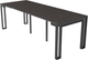 Миниатюра изображения товара Стол-трансформер Aledar F2 90x40/240x76 (черный муар/сланец скиваро)