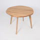 Миниатюра изображения товара Обеденный стол ОКА Немо d100x75 (дуб натуральный/дуб натуральный)