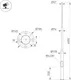 Миниатюра изображения товара Опора для уличного светильника Arlight OXOR-OT3-D108-L4000 BK / 051327