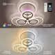 Миниатюра изображения товара Люстра Estares Lily RGB 100W 7R-APP-650X115-WHITE/WHITE-220-IP20