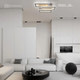 Миниатюра изображения товара Люстра Estares Triplex Double 110W 3L-APP-630x370X140-WHITE/WHITE-220-IP20