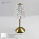 Миниатюра изображения товара Настольная лампа Estares Crystal M 3W R-ON/OFF-130x295-CLEAR/GOLD-DC5V/1A-IP20