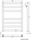 Полотенцесушитель водяной Stinox Maxima 50x80 / max80ral9003 (белый матовый) — фото 6