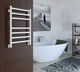 Полотенцесушитель водяной Stinox Prestige 50x80 / pr80ral9003 (белый матовый) — фото 5