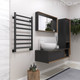 Полотенцесушитель водяной Stinox Sorento 50x80 / sor80ral9005 (черный) — фото 5