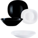 Миниатюра изображения товара Набор столовой посуды Luminarc Carine V8305 (черный/белый)