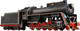 Миниатюра изображения товара Сборная модель Умная бумага Магистральный грузовой паровоз / 4627081559560