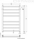 Полотенцесушитель водяной Stinox Classic 50x80 бп 50 / cl80bral9005-1 (черный матовый) — фото 6