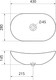 Миниатюра изображения товара Умывальник Roxen Lune 570225